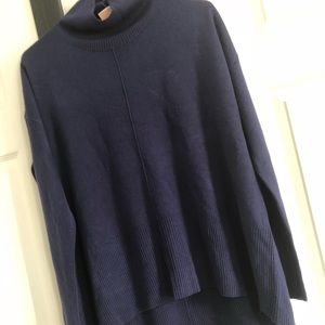 Navy Blue Turtleneck Sweater